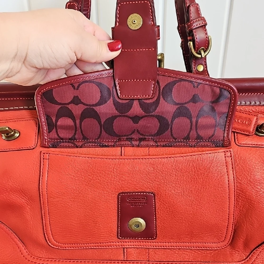 Coach Vintage Rare 2004 Soho Dowel Top Leather Satchel Limited Edition - Picture 8 of 15